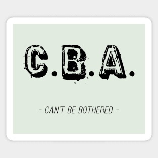 CBA Sticker